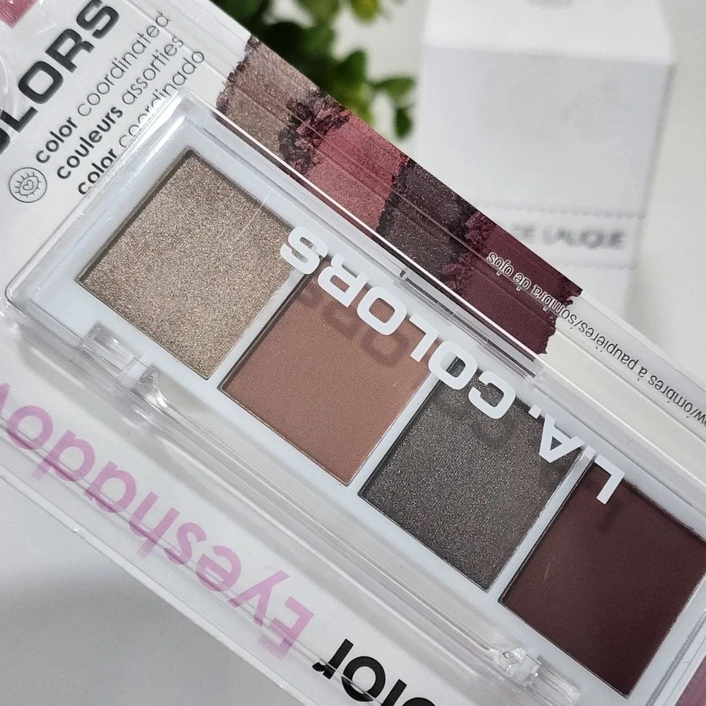 L. A. Colors 4 Color Eyeshadow Fashionista Palette C62128 ~ New Unopened